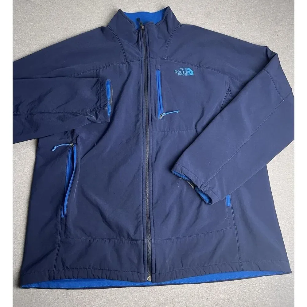 The North Face Jacket Men's XL ShellRock Lightweight Full Zip Softshell A4T9